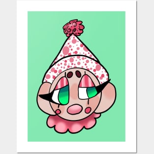 pinky clown Posters and Art